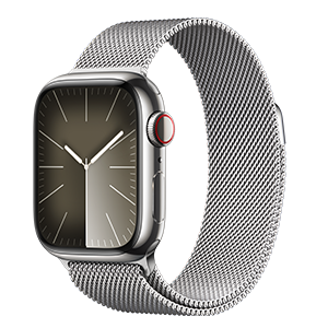 Gold apple watch outlet with silver milanese loop