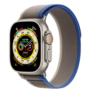 Apple Watch Ultra GPS Cellular 49mm Titanium Case with Trail